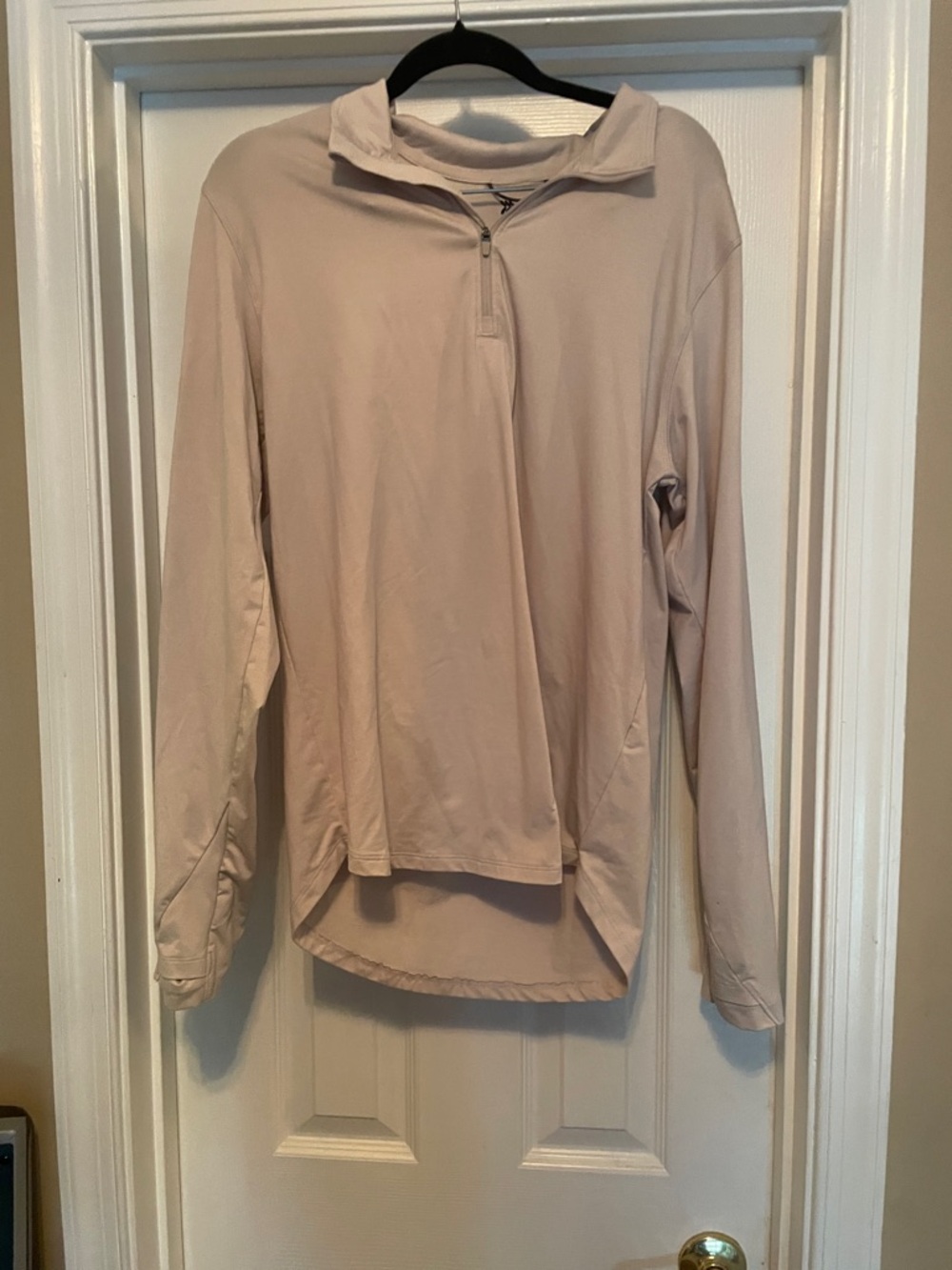 all in motion Light Beige Quarter-Zip Pullover